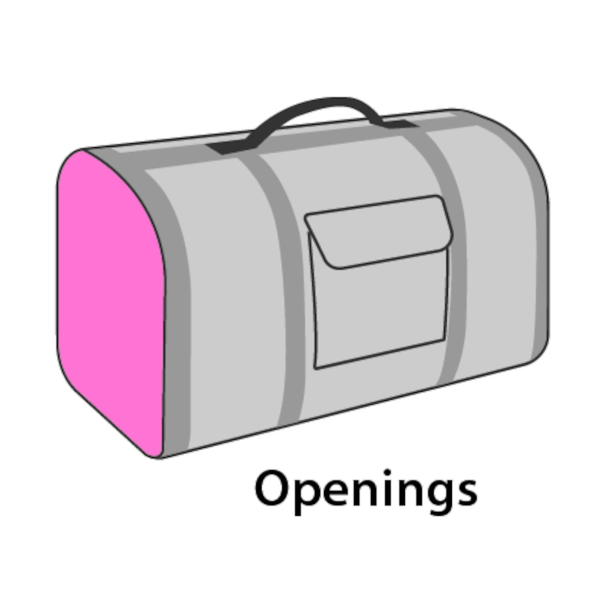 Carrying Bag Chloe 2 45x26x26 cm